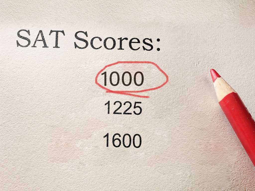 is 1000 a good sat score